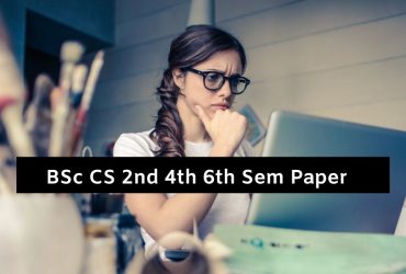 BSc CS 2nd 4th 6th Sem Papers