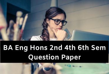 BA Eng Hons Question Papers