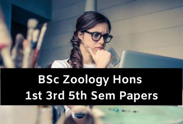 BSc Zoology Hons Question Papers