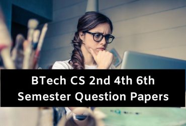 Btech CSE Question Papers