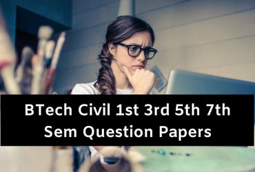 BTech Civil Question Papers