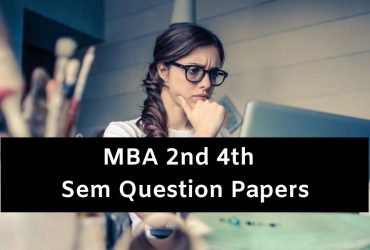 Mdu MBA Question Papers
