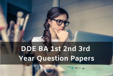 DDE BA Question Papers